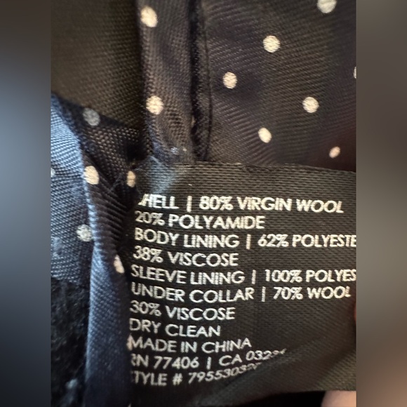 Men’s Club Monaco Wool Coat - excellent condition size 38 - Picture 7 of 13